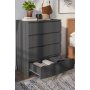 HANAH HOME Komoda Derinkuyu 4 Anthracite - slika 2