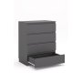 HANAH HOME Komoda Derinkuyu 4 Anthracite - slika 4