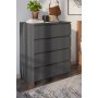 HANAH HOME Komoda Derinkuyu 4 Anthracite - slika 1