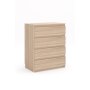 HANAH HOME Komoda Derinkuyu 4 Sonomo Oak - slika 3