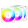Arctic P14 Pro Reverse A-RGB 140mm 3 pack set ventilatora white ACFAN00328A - slika 1