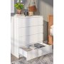 HANAH HOME Komoda Derinkuyu 4 White - slika 2