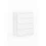 HANAH HOME Komoda Derinkuyu 4 White - slika 3