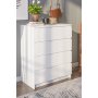 HANAH HOME Komoda Derinkuyu 4 White - slika 1