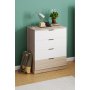 HANAH HOME Komoda Lento Sonomo Oak White - slika 1