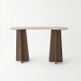 HANAH HOME Polica Zen Travertine Walnut - slika 3