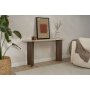 HANAH HOME Polica Sira Travertine Venezia Walnut - slika 4
