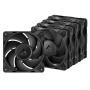 Arctic P12 Pro PST LN 120mm 5 pack set ventilatora black ACFAN00350A - slika 1