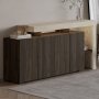 HANAH HOME Konzola Beliz Travertine Walnut - slika 2