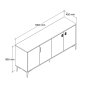 HANAH HOME Konzola Neva 4005 - slika 5