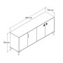 HANAH HOME Konzola Deren 4006 - slika 5