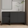 HANAH HOME Konzola Laris 130 Anthracite - slika 2