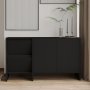 HANAH HOME Konzola Laris 130 Black - slika 2