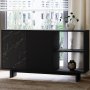 HANAH HOME Konzola Ravello Black Marble - slika 1