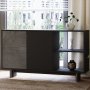 HANAH HOME Konzola Ravello Marble Anthracite - slika 2