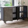 HANAH HOME Konzola Ravello Marble Anthracite - slika 4