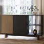 HANAH HOME Konzola Ravello Warm Oak Anthracite - slika 1