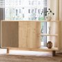 HANAH HOME Konzola Ravello Warm Oak Sapphire Oak - slika 1