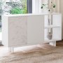 HANAH HOME Konzola Ravello White Marble - slika 3