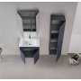 HANAH HOME Kupatilski ormarić sa umivaonikom i ogledalom (2 komada) Tivoli 65 691 - slika 2