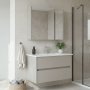 HANAH HOME Kupatilski ormarić sa umivaonikom i ogledalom (2 komada) Arno 85 785 - slika 1