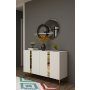 HANAH HOME Konzola Anka 120 White Gold - slika 2
