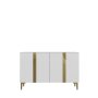 HANAH HOME Konzola Anka 120 White Gold - slika 5