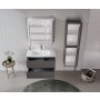 HANAH HOME Kupatilski ormarić sa umivaonikom i ogledalom (2 komada) Arno 85 784 - slika 2
