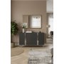 HANAH HOME Konzola Anka 120 Anthracite Silver - slika 3