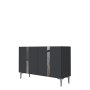 HANAH HOME Konzola Anka 120 Anthracite Silver - slika 4