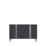 HANAH HOME Konzola Anka 120 Anthracite Silver - slika 5