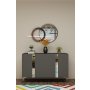 HANAH HOME Konzola Anka 120 Anthracite Silver - slika 1