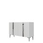 HANAH HOME Konzola Anka 120 White Silver - slika 4