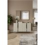 HANAH HOME Konzola Anka 120 White Travertine Silver - slika 3