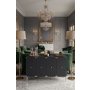 HANAH HOME Konzola Alfa 120 Anthracite Silver - slika 3