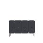 HANAH HOME Konzola Alfa 120 Anthracite Silver - slika 4