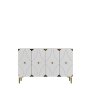 HANAH HOME Konzola Alfa 120 White Gold - slika 5