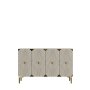 HANAH HOME Konzola Alfa 120 White Travertine Gold - slika 5