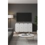HANAH HOME Konzola Alfa 120 White Silver - slika 3