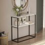 HANAH HOME Polica Oslo White - slika 1