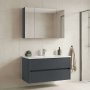 HANAH HOME Kupatilski ormarić sa umivaonikom i ogledalom (2 komada) Side 100 v3 632 - slika 1