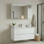 HANAH HOME Kupatilski ormarić sa umivaonikom i ogledalom (2 komada) Side 100 v3 633 - slika 1
