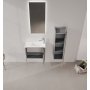 HANAH HOME Kupatilski ormarić sa umivaonikom i ogledalom (2 komada) Ferla 60 563 - slika 2