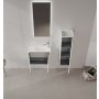 HANAH HOME Kupatilski ormarić sa umivaonikom i ogledalom (2 komada) Ferla 60 334 - slika 2