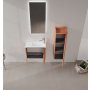 HANAH HOME Kupatilski ormarić sa umivaonikom i ogledalom (2 komada) Ferla 60 332 - slika 2
