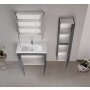 HANAH HOME Kupatilski ormarić sa umivaonikom i ogledalom (2 komada) Desna 90 959 - slika 2