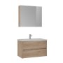 HANAH HOME Kupatilski ormarić sa umivaonikom i ogledalom (2 komada) Side 85 v2 800 - slika 3