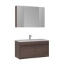 HANAH HOME Kupatilski ormarić sa umivaonikom i ogledalom (2 komada) Side 100 v3 638 - slika 3