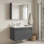 HANAH HOME Kupatilski ormarić sa umivaonikom i ogledalom (2 komada) Arno 85 787 - slika 1