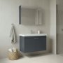 HANAH HOME Kupatilski ormarić sa umivaonikom i ogledalom (2 komada) Desna 80 957 - slika 1